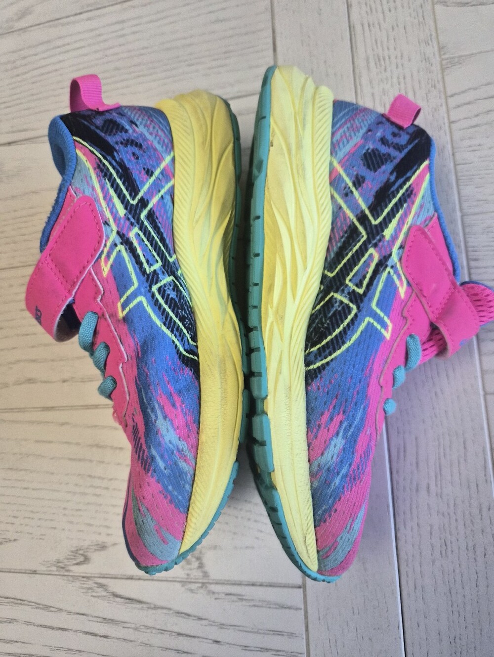 ASICS girls Pre Nosa Shoes Size 1.5 Pink - Picture 3 of 11
